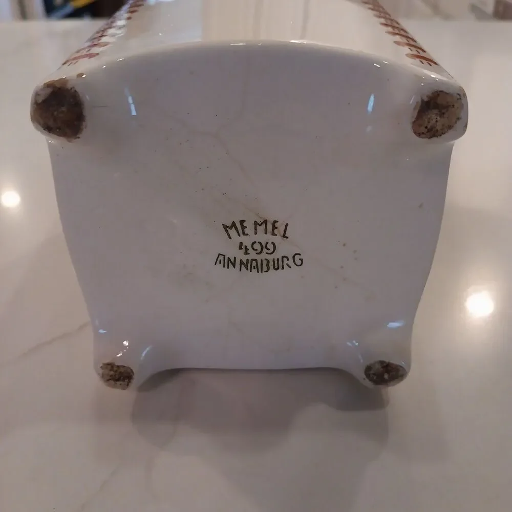 Vintage Dutch Memel 499 Annaburg Lidded 